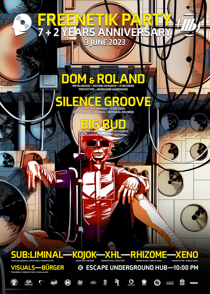 Freenetik Party Poster